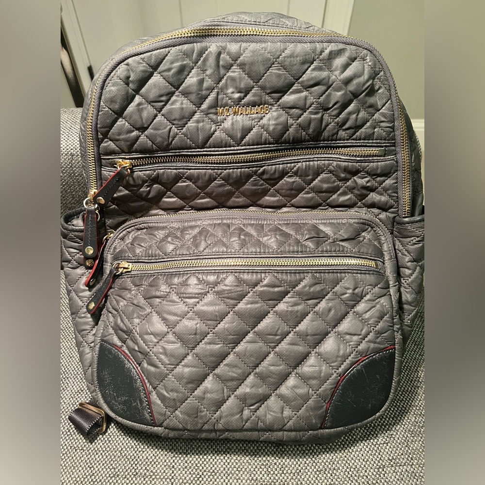 MZ Wallace Crosby Backpack - Magnet (Gray)